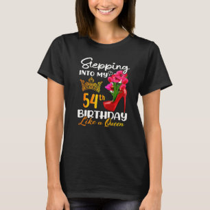 Wie eine Königin für 54 Jahre in meinen 54. Geburt T-Shirt