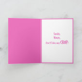 Wie eine Königin Karte (Innenseite)