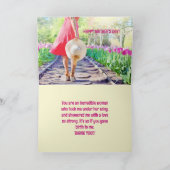 WIE EINE MAMA MUTTER-TAGESKARTE DANKESKARTE (Innenseite)