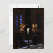 Wie eine Motte zu einer Flammenmärche, Postkarte (Vorne/Hinten)