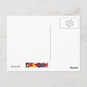 Wie eine Motte zu einer Flammenmärche, Postkarte (Rückseite)