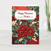 Wie eine Mutter Weihnachten Poinsettias (Vorderseite)