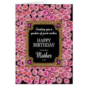 Wie eine Mutter zu mir Geburtstag Pink Daisies