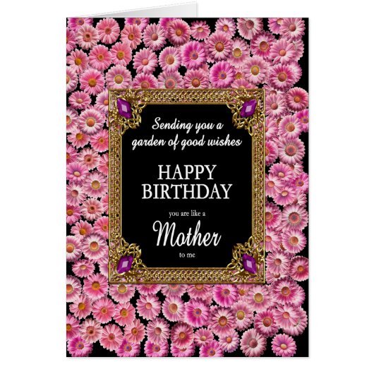 Wie eine Mutter zu mir Geburtstag Pink Daisies (Vorne)