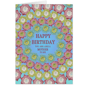 Wie eine Mutter zum Geburtstag Crochet-Blume