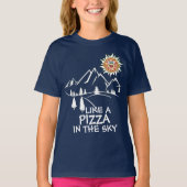 wie eine Pizza am Himmel T-Shirt (Vorderseite)
