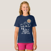 wie eine Pizza am Himmel T-Shirt (Vorne ganz)