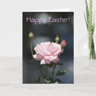 Wie eine Rose, Frohe Ostern! Feiertagskarte