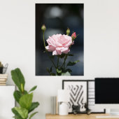Wie eine Rose Poster (Heimbüro)