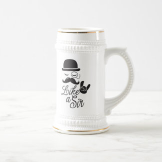 Wie eine Sirexklusiv-Tasse Bierglas