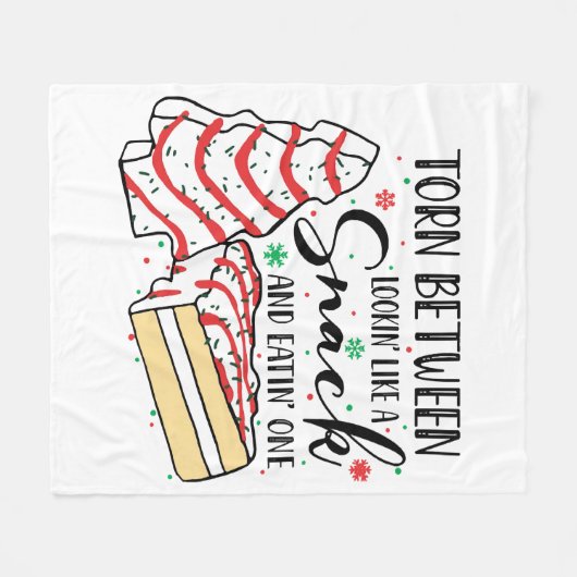 Wie eine Snackbar Fleecedecke (Vorderseite (Horizontal))