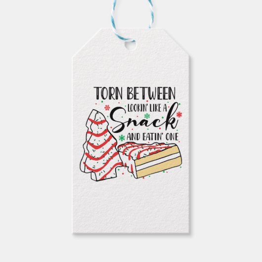 Wie eine Snackbar Geschenkanhänger (Vorderseite)