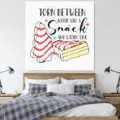 Wie eine Snackbar Leinwanddruck (Insitu (Schlafzimmer))