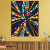 Wie eine Sonne Leinwanddruck (Insitu (Wohnzimmer))