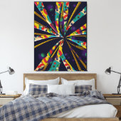 Wie eine Sonne Leinwanddruck (Insitu (Schlafzimmer))