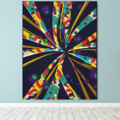 Wie eine Sonne Leinwanddruck (Insitu (Holzboden))