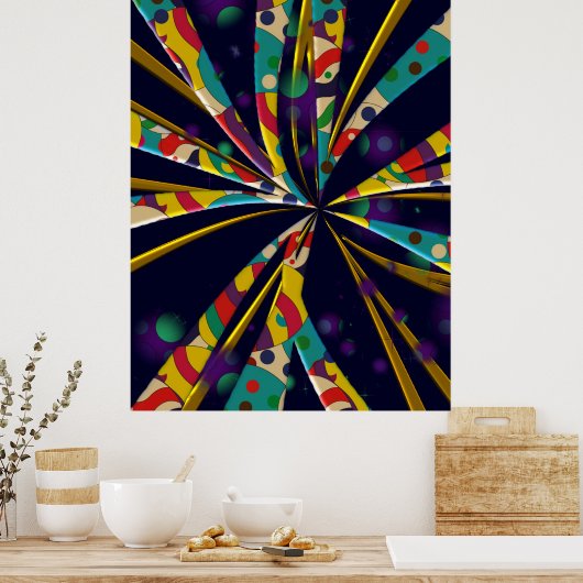 Wie eine Sonne Poster (Küche)