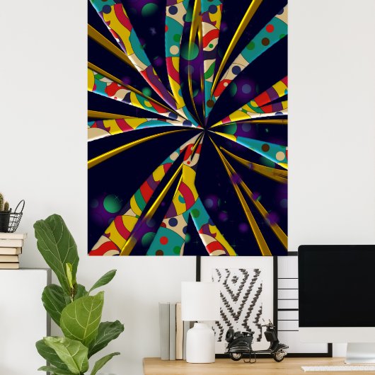 Wie eine Sonne Poster (Heimbüro)