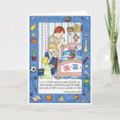 Wie eine Vatertagskarte Karte (Vorderseite)