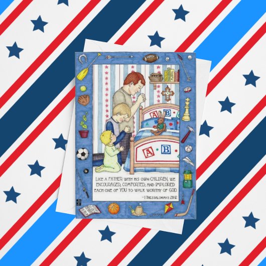 Wie eine Vatertagskarte Karte