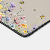 Wie eine Wildblume | Wildblume mit Butterfly Schreibtischunterlage (Ecke)