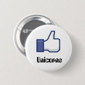 Wie Einhörner Button (Vorne & Hinten)
