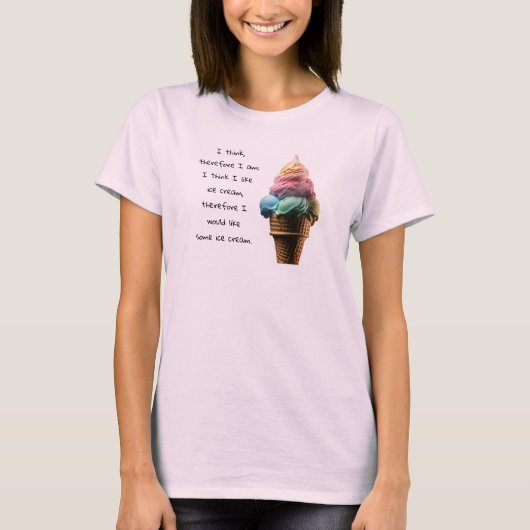 Wie Eiscreme T-Shirt (Vorderseite)
