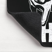 Wie em Thicc - Bulldog Besitzer Tierhund Lover Mousepad (Ecke)