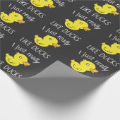 Wie Enten Funny Duck Lover Geschenkpapier (Ecke)