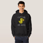 Wie Enten Funny Duck Lover Hoodie (Vorne ganz)