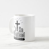 Wie er die Deuteronomie Minimalistische Bibelverse Kaffeetasse (Vorderseite Links)