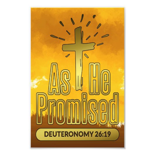 Wie er die Wirtschaft versprach 26:19 | 2:3 Verhäl Fotodruck (Vorne)