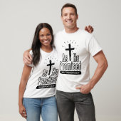 Wie er versprach, dunkle Design Bibel Verse T-Shirt (Unisex)