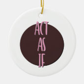 Wie Erholung Slogan Ornament (Vorne)