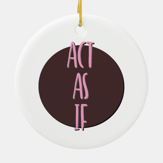 Wie Erholung Slogan Ornament (Hinten)