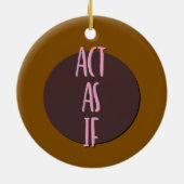 Wie Erholung Slogan Ornament (Hinten)