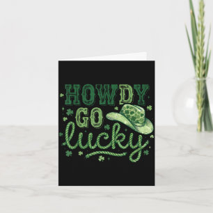 Wie es euch gefällt St. Patricks Tag Irischer West Karte