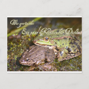 Wie es heißt: Ein pacta Kröten für Dich! Postkarte