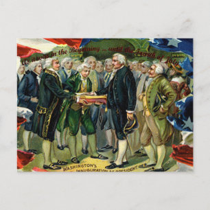 Wie es im Anfang ... 4. Juli Postkarte