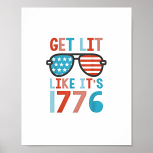 Wie es ist 1776 Funny 4. Juli Party 4. Juli. Poster