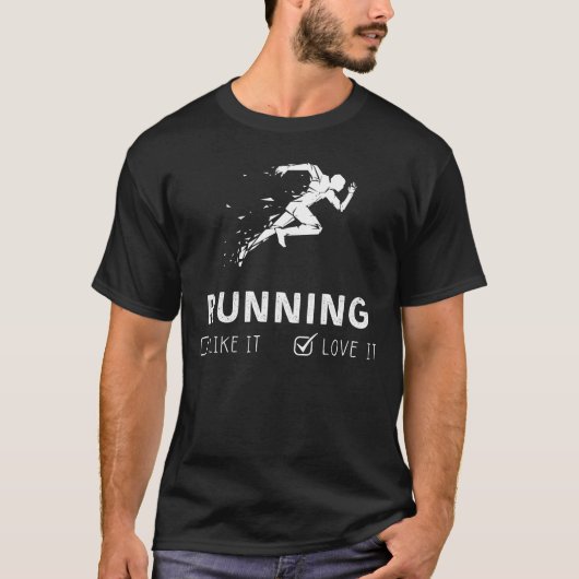 Wie es läuft oder Liebe Es lustiges T-Shirt (Vorderseite)