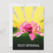 WIE ES SICH FÜHLT! EINLADUNG (Vorderseite)