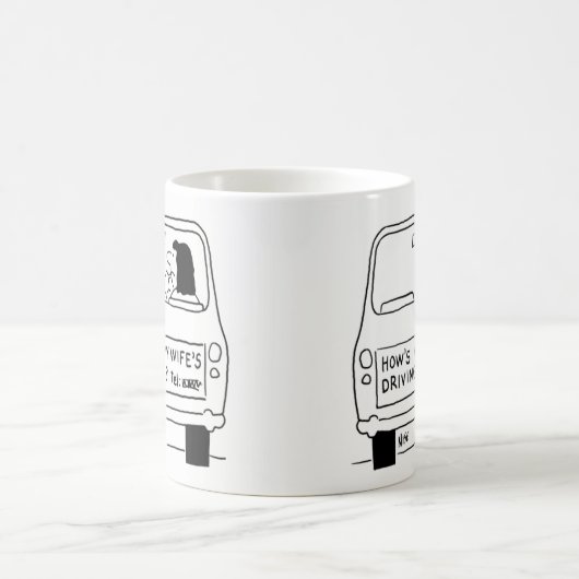 Wie fährt meine Ehefrau? Kaffeetasse (Mittel)