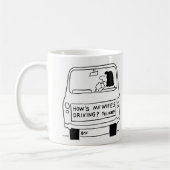 Wie fährt meine Ehefrau? Kaffeetasse (Links)