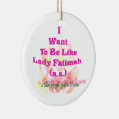 Wie Fatimah Keramikornament (Rechts)