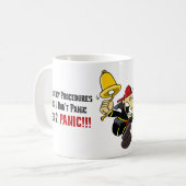 Wie Feuerwehrmänner auf Ihren Notfall reagieren Kaffeetasse (Vorderseite Links)