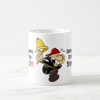 Wie Feuerwehrmänner auf Ihren Notfall reagieren Kaffeetasse