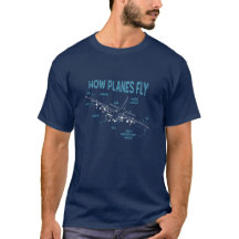 Wie Flugzeug fliegen - T - Shirt in der Luftfahrt