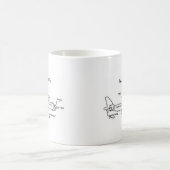 "Wie Flugzeuge" Kaffee-Tasse fliegen Kaffeetasse (Mittel)