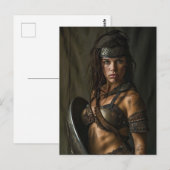 Wie Frau die Amazonas-Vibe kanalisiert Postkarte (Vorne/Hinten)